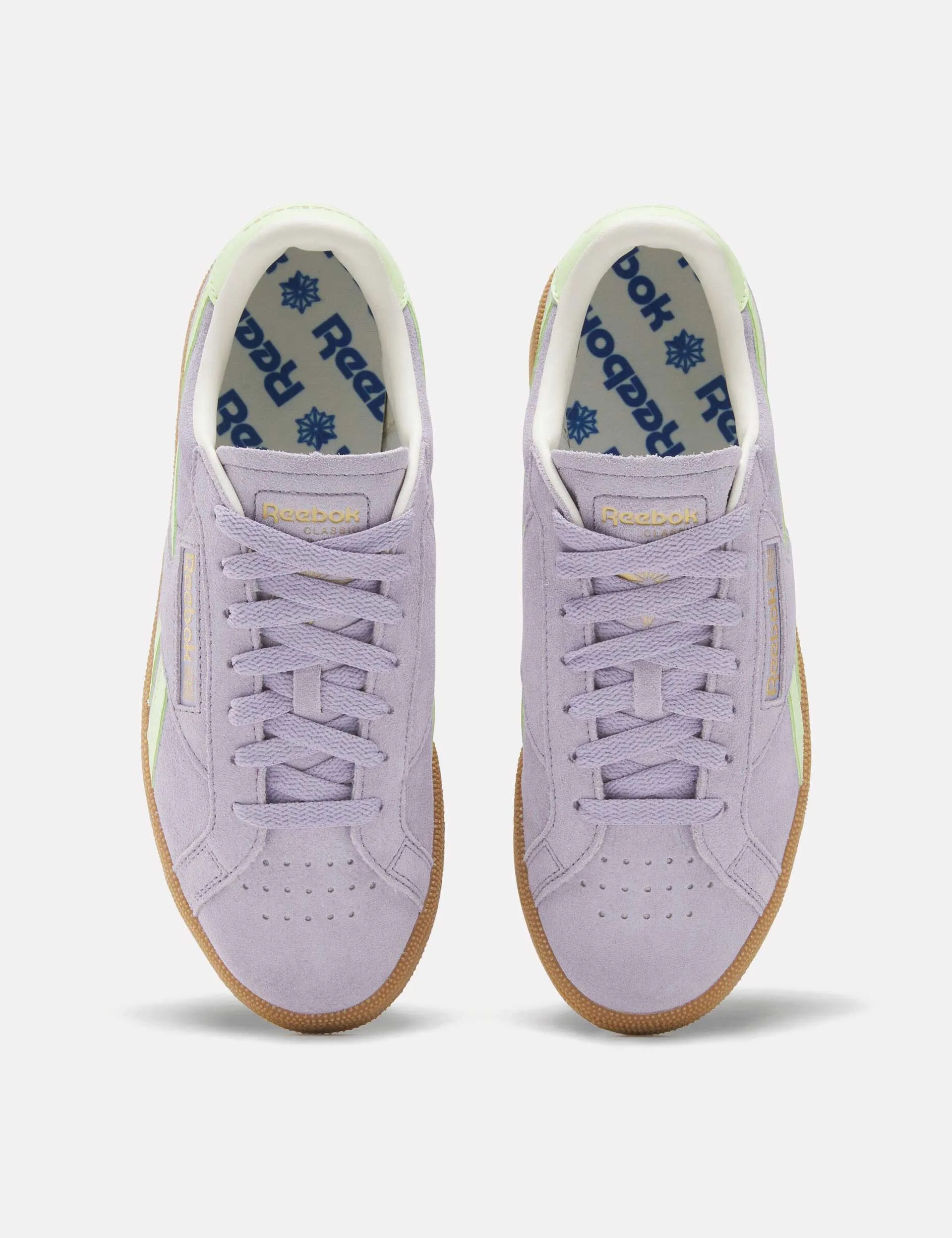 Club C Grounds Shoes - Dusk Purple/Astro Lime/Gum