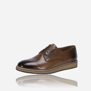Lace up Comfort Shoe, Tan Lace up Comfort Shoe, Tan